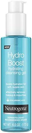 Neutrogena Hydro Boost Lightweight Hydrating Facial Gel Cleanser, Gentle Face Wash & Makeup Remov... | Amazon (US)
