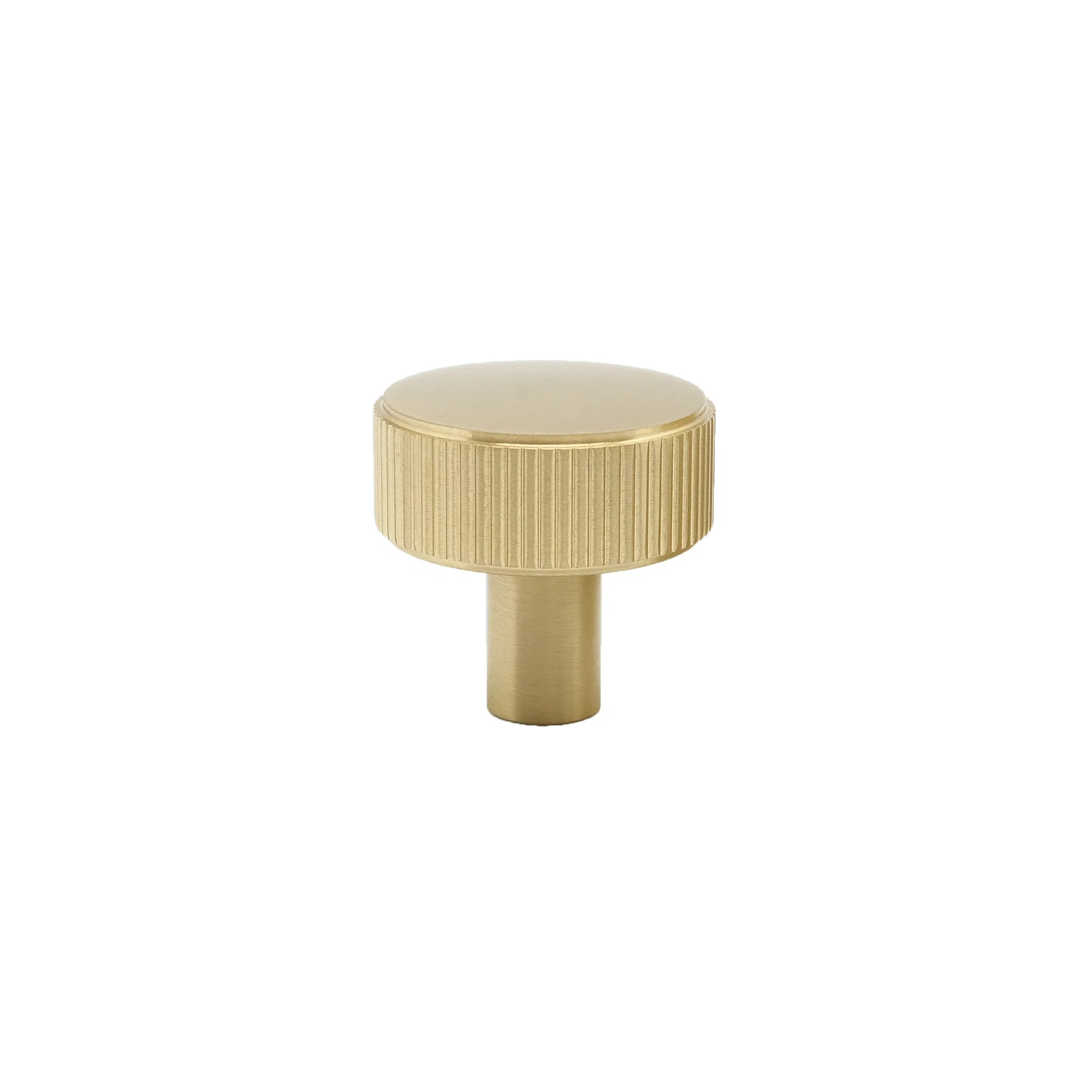 Ribbed 1 3/8" Diameter Circle Knob with Fluting | Wayfair North America