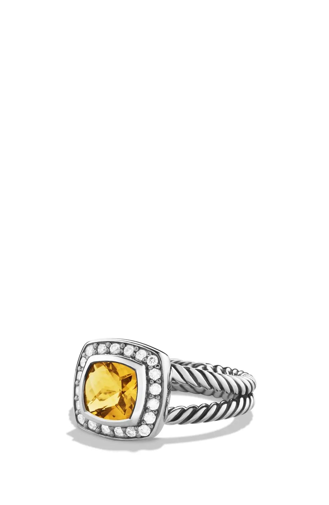 'Albion' Petite Ring with Semiprecious Stone & Diamonds | Nordstrom