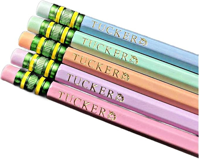 Personalized Name Pencils – Teacher & Back to School Gift for Kids | Foil stamped Ticonderoga #... | Amazon (US)