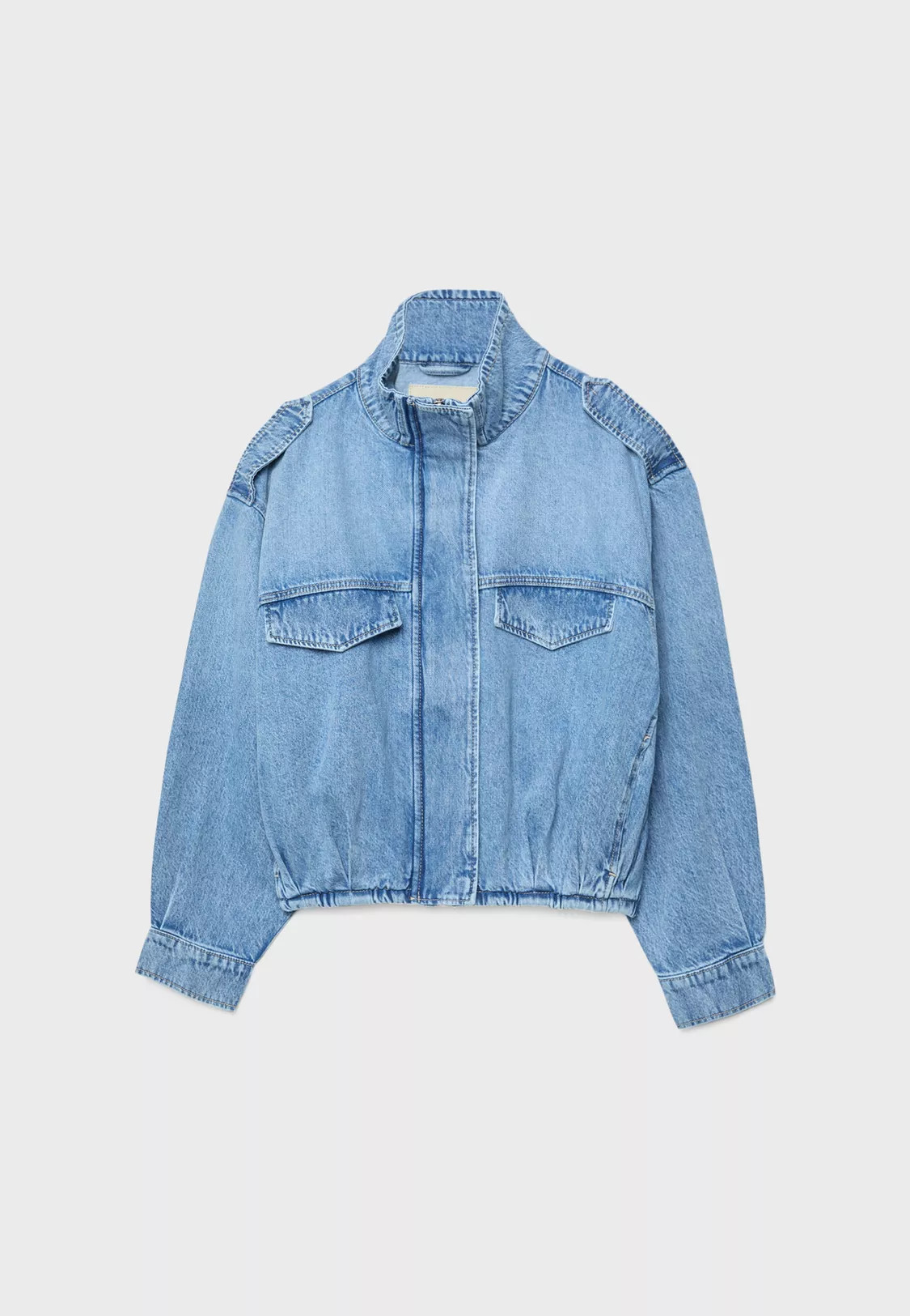 Ballonförmige Jeansjacke - Jacken und Trenchcoats für Damen | Stradivarius Deutschland | Stradivarius DE