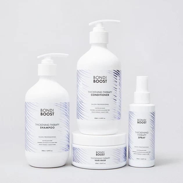 Thickening Therapy System - Shampoo + Conditioner + Spray + Hair Mask | Bondi Boost