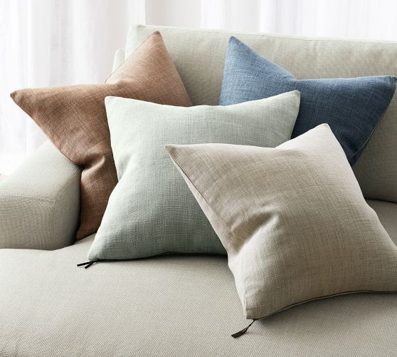 Rhade Textured Outdoor Throw Pillow | Pottery Barn (US)