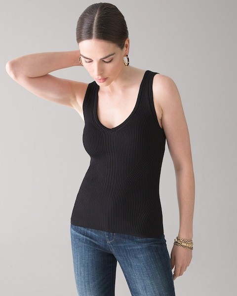 Ribbed Sweetheart Tank | White House Black Market