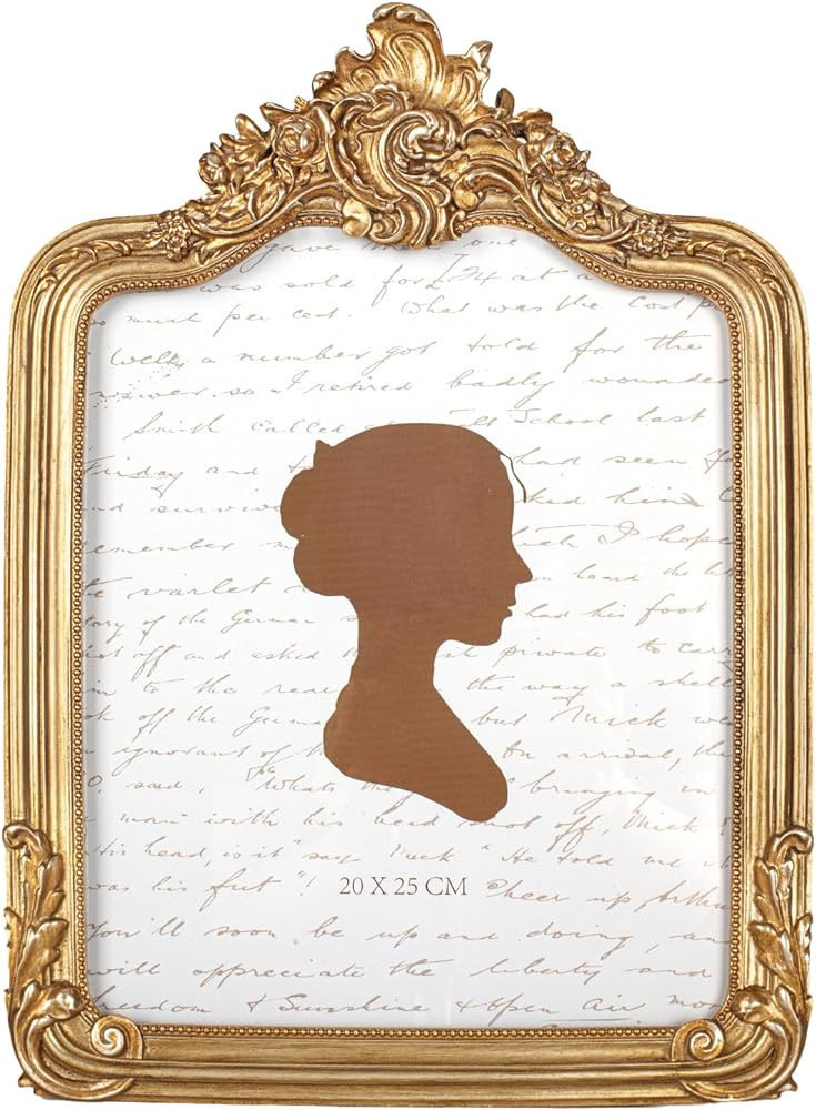 AELS 8x10 Inch Vintage Picture Frame, Elegant Antique Photo Frames with Glass Front, Photo Displa... | Amazon (US)