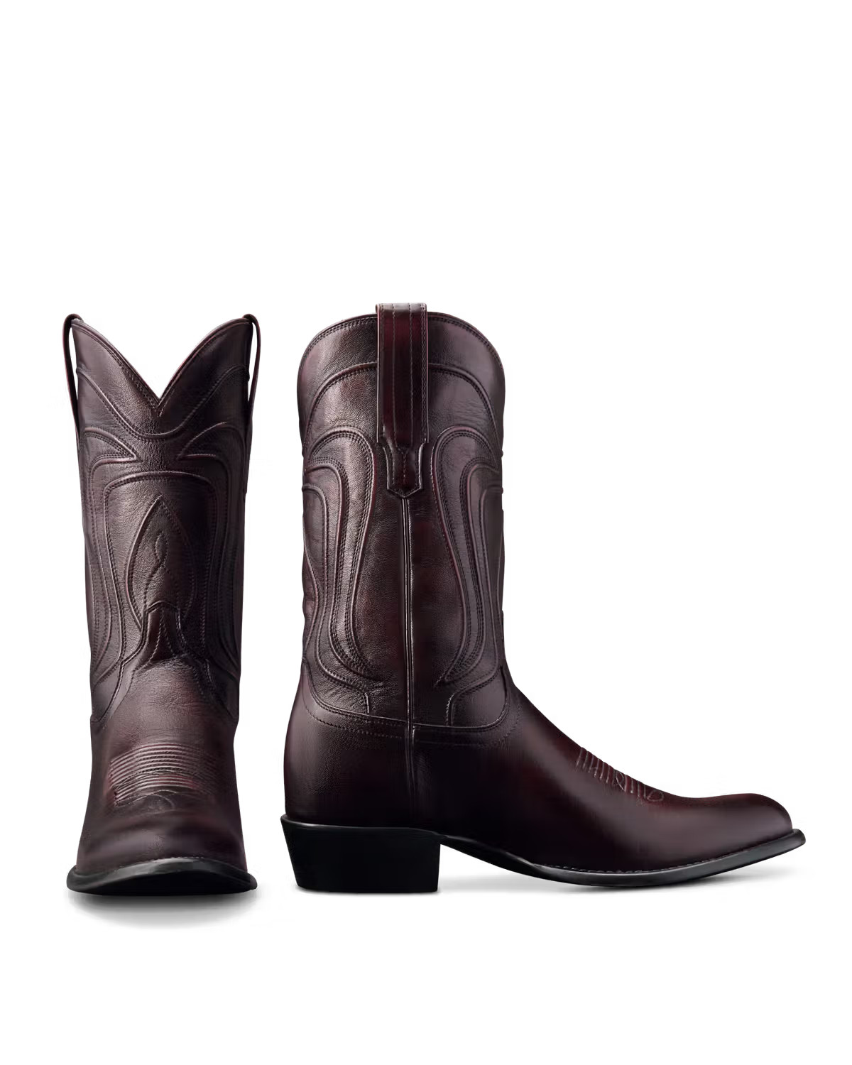 The Cartwright in Black Cherry Cowhide - Men's Cowboy Boot | Tecovas | Tecovas