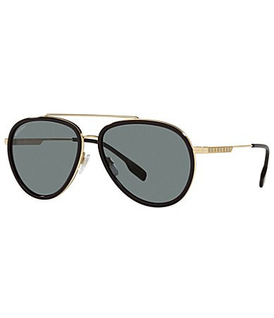 Burberry Men's BE3125 Oliver 59mm Pilot Sunglasses - Gold | Dillard's