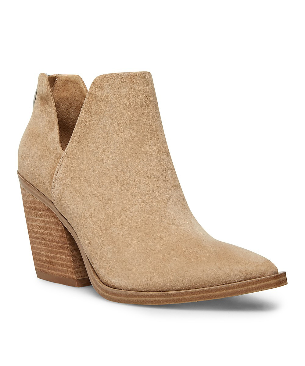 Steve Madden Women's Casual boots TAN - Tan Alyse Suede Bootie - Women | Zulily