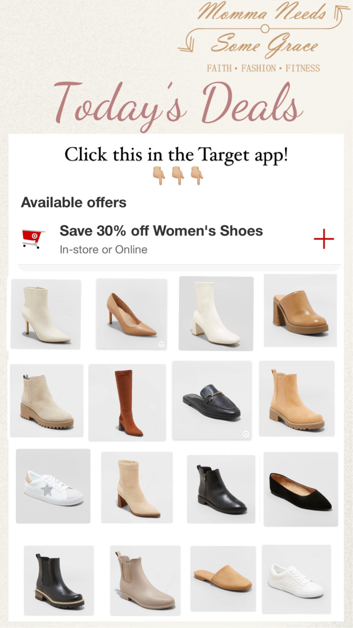 Target shoes on sale with the Target app.😆

#LTKsalealert #LTKshoecrush #LTKfindsunder100