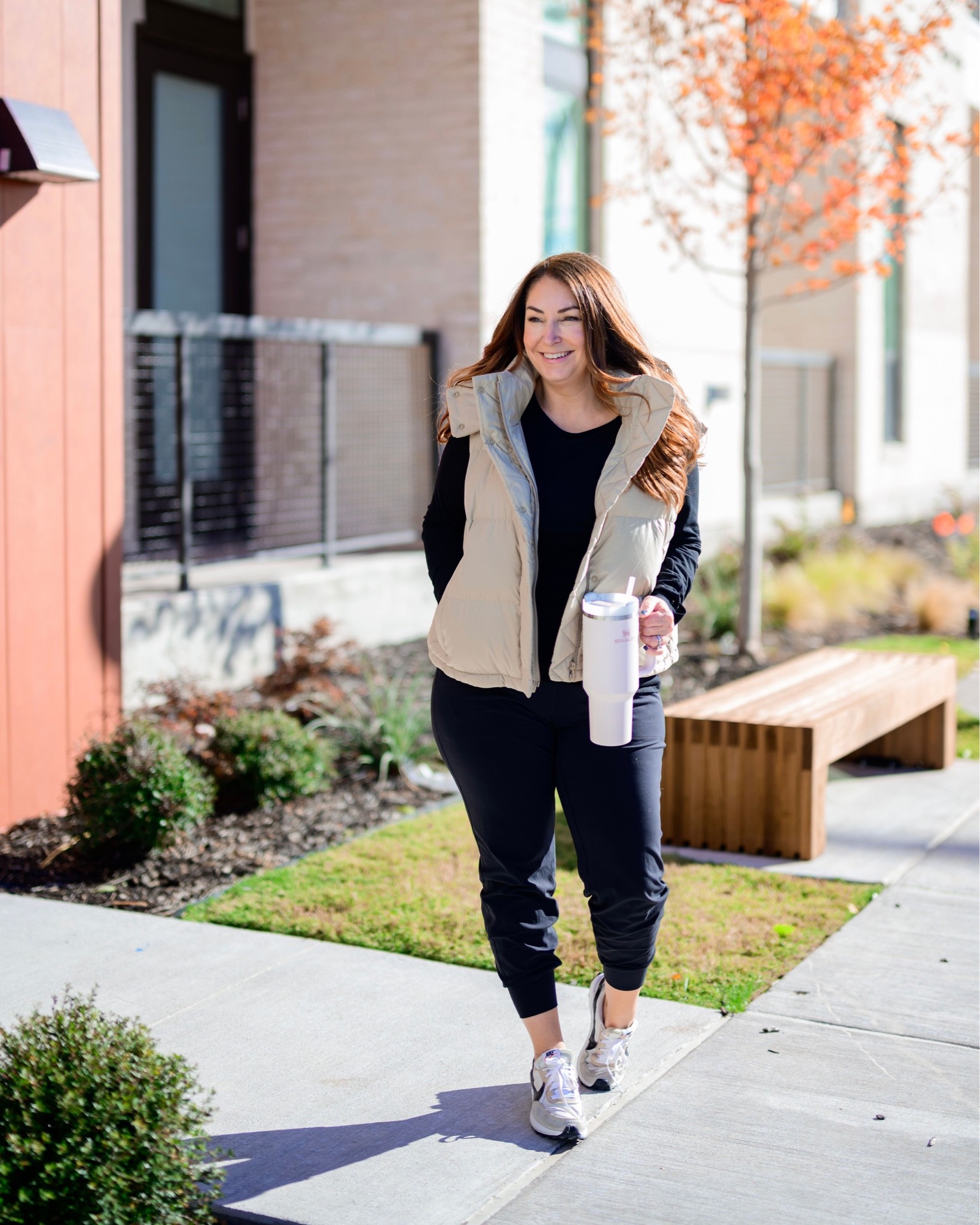 Lululemon Cropped Vest size down need 10 // joggers tts, 12 // sneakers size up 1/2

Fall outfit | fall fashion | curve style | midsize fashion | size large | puffer vest | joggers 

#LTKSeasonal #LTKstyletip #LTKcurves