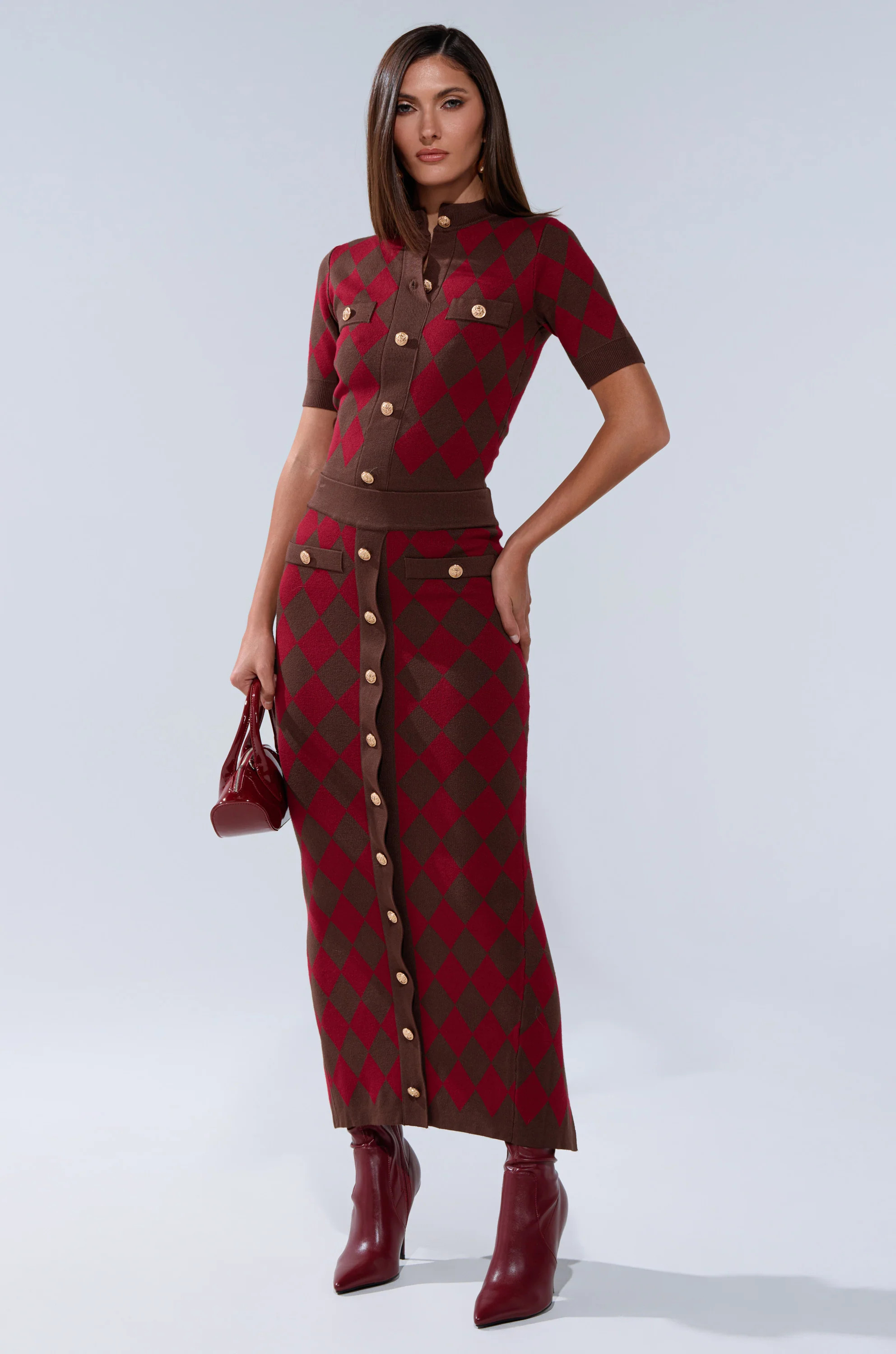 THE BEST PART OF THIS ABSTRACT MAXI SKIRT | AKIRA
