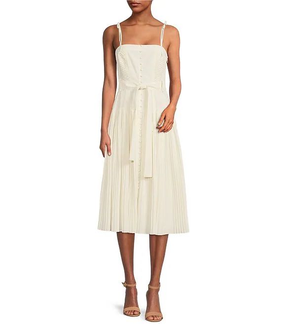 Lidiia A-Line Square Neck Sleeveless Dress | Dillard's