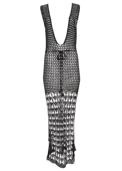 Crochet Maxi Cover-Up Dress | VENUS