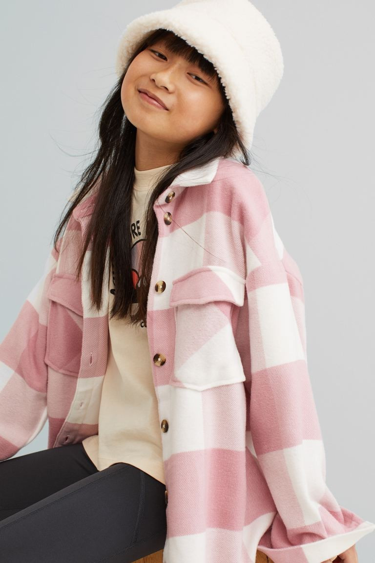 Checked Shirt Jacket | H&M (US + CA)