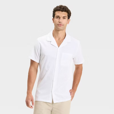 Men's Resort Shirt - All In Motion™ White M | Target