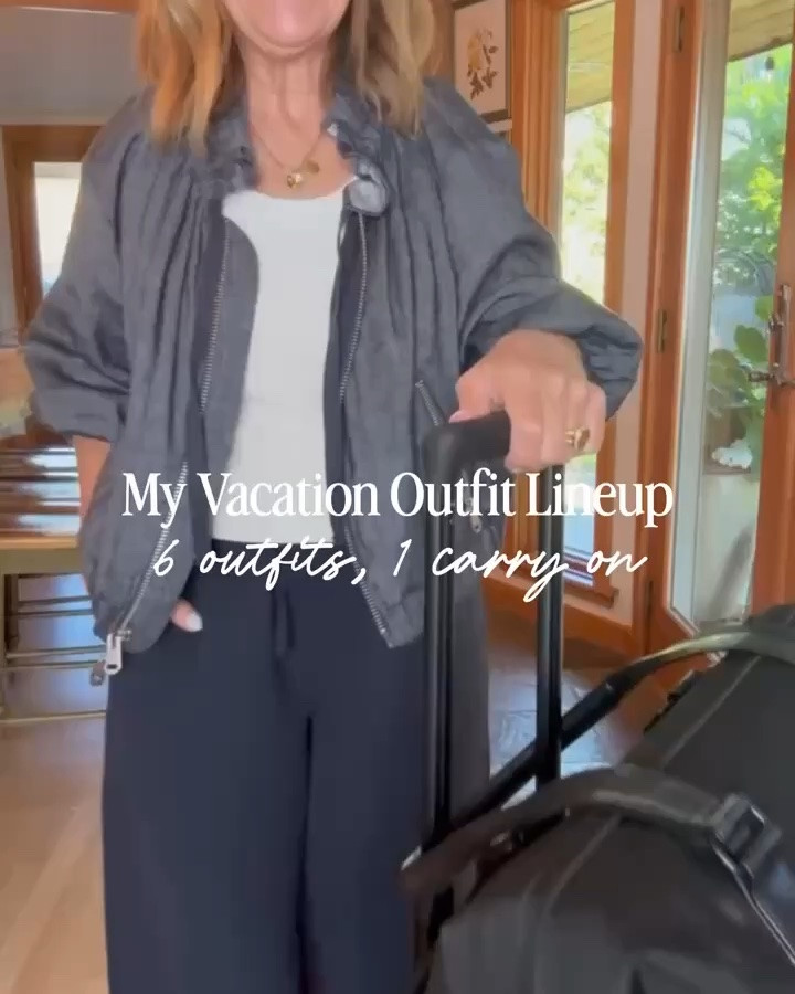 I'm on a quick trip to San Diego to meet up with my N6 friends and to preview the Nordstrom Anniversary product.  

Here are 6 outfits I packed in my carry-on bag.  Easy, cute outfits to wear at home or on a trip.  

I’ll share my favorite items from the NSale soon.

#LTKTravel #LTKOver40 #LTKSeasonal