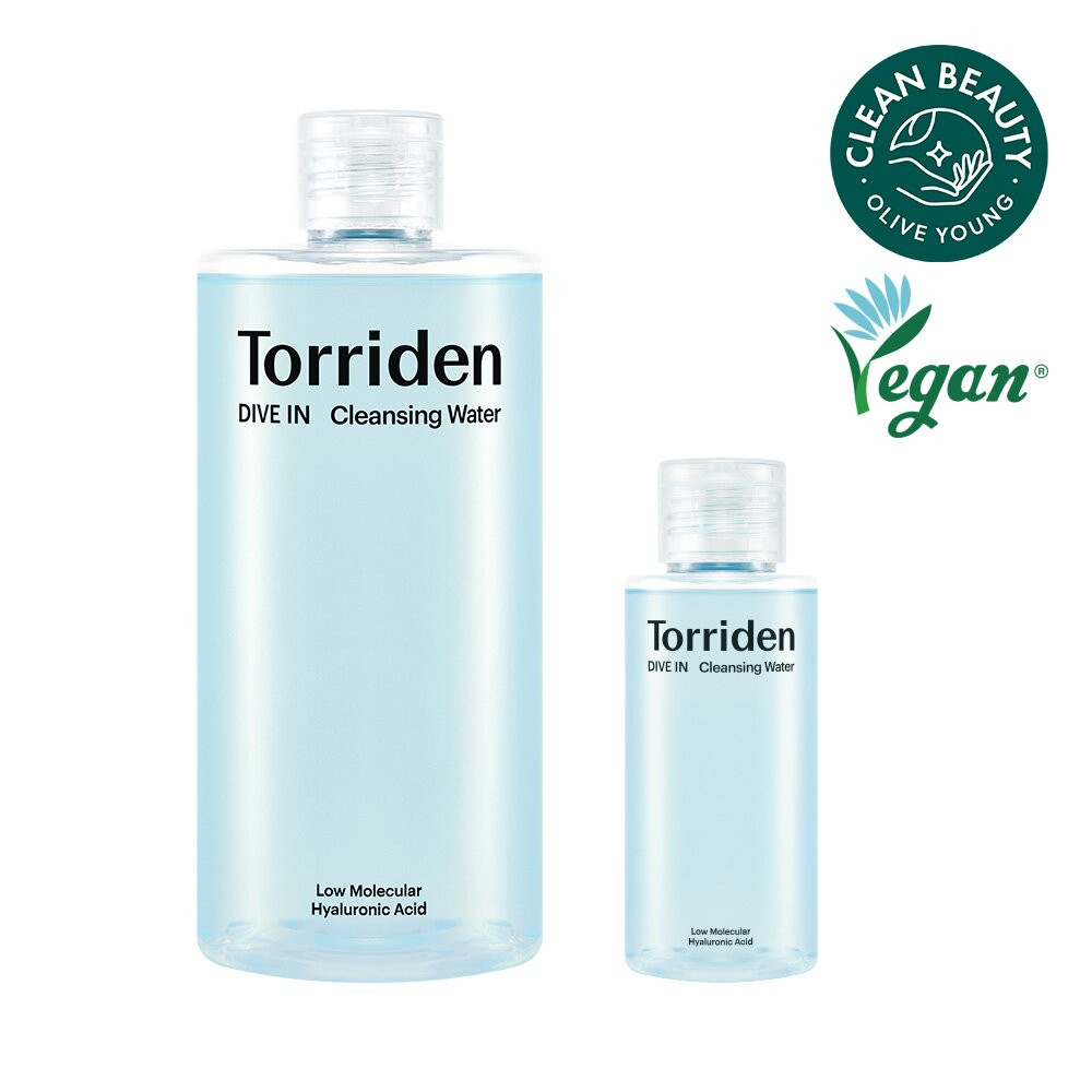Torriden Dive-In Low Molecule Hyaluronic Acid Cleansing Water 400mL Special Set (+100mL) | Olive Young Global