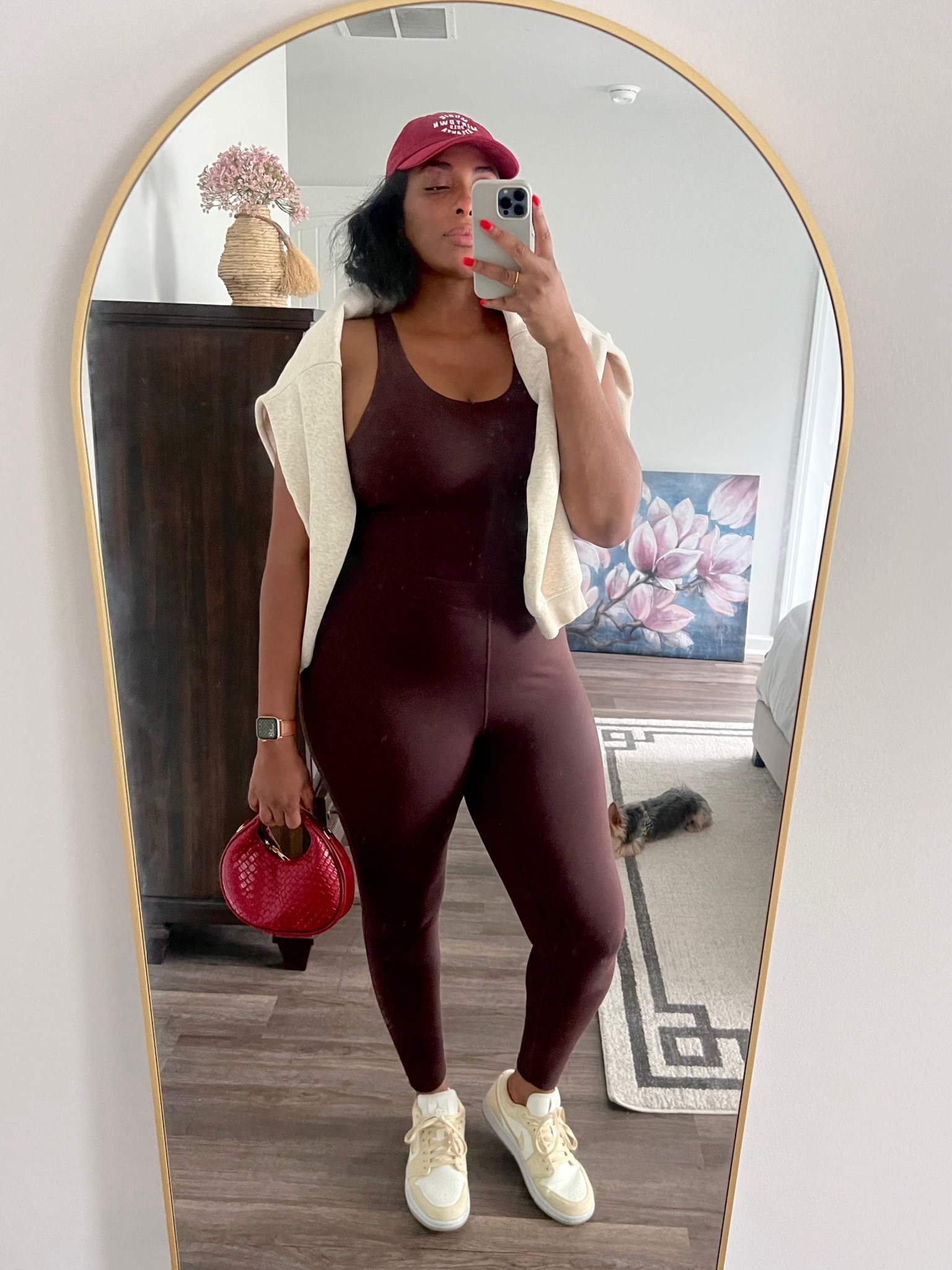 I love this jumpsuit! I have it in both black and brown. So easy to just throw on and go! 

#LTKFindsUnder50 #LTKActive #LTKMidsize