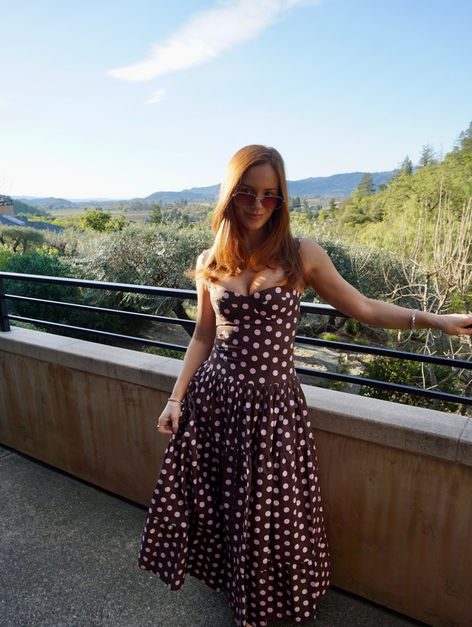 Napa valley polka dot dress 

#LTKgrwm #LTKootd #LTKmomlife