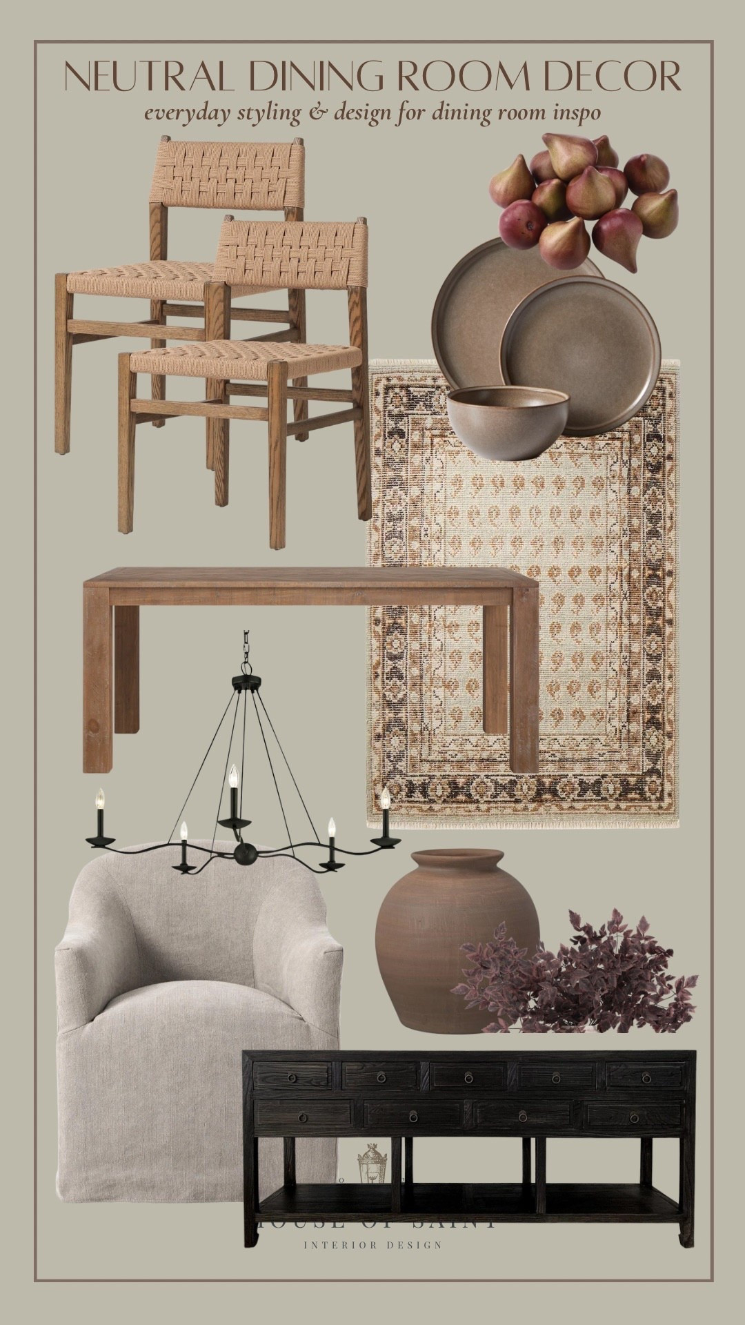 Neutral dining room decor that feels warm, classic, and easy to live with 🤍

This space is all about soft traditional style — woven textures, warm wood tones, timeless seating, and pieces that feel elevated without being formal. I’m always drawn to dining rooms that look polished but still feel welcoming enough for everyday use, not just special occasions.

If you love neutral interiors, classic design, and dining rooms that feel inviting rather than stiff, these are some of my favorite finds for creating a space that actually gets used.

Perfect for anyone looking for neutral dining room inspiration, soft traditional decor, or timeless dining room ideas that won’t feel dated next year. 

 

#LTKHome