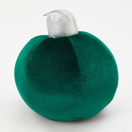 Green Bauble Velvet Plush 50x40cm | TK Maxx
