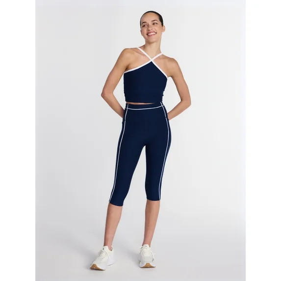 Athletic Works Women's and Women's Plus ButterCore Compression Capris, Sizes XS-4X | Walmart (US)