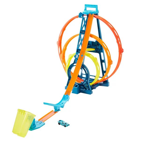 Hot Wheels Track Builder Triple Loop Kit | Walmart (US)