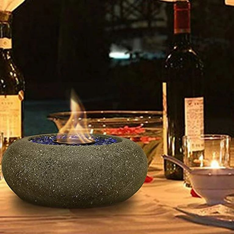 11-inch Portable fire Pit, Tabletop Fireplace fire Bowl Use Iso-Propyl Alcohol as Fuel. Clean-Bur... | Walmart (US)