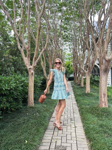 Love this easy, breezy mini dress for beating the upcoming summer heat! Wearing size small for added length. 

It also comes in a pretty midi length as well

#LTKSeasonal #LTKstyletip