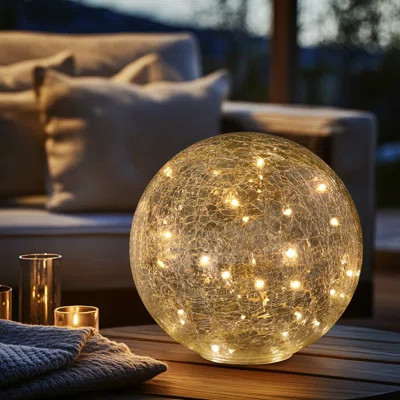 Kingsbridge Portable Glass Globe Lamp | Wayfair North America