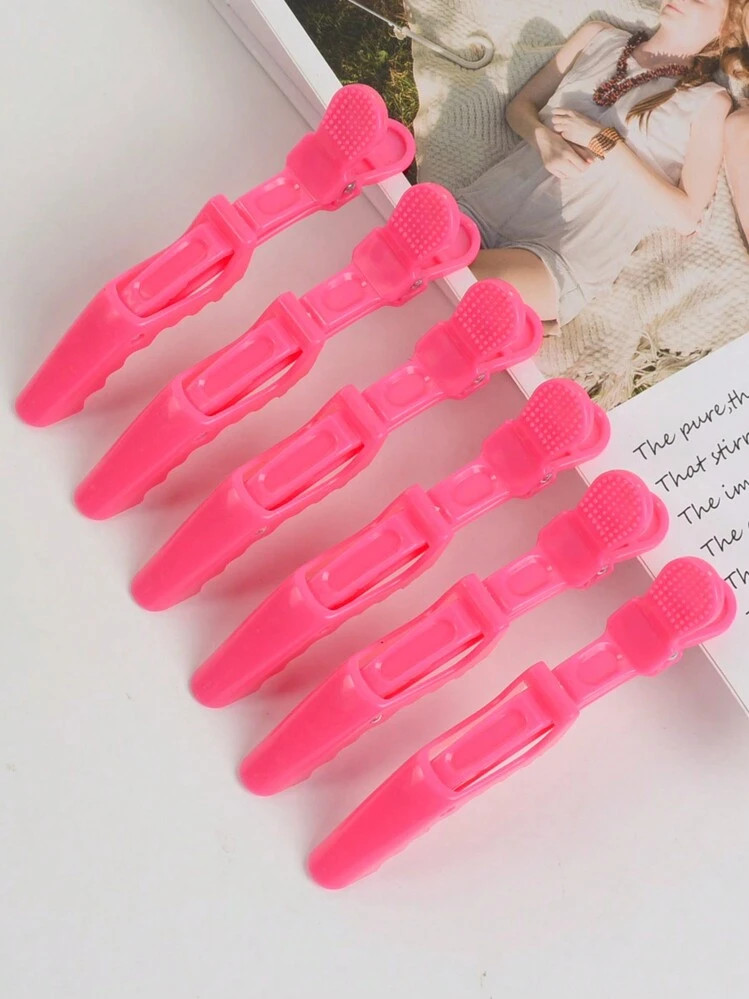 6/10pcs Multi-Function Hair Styling Sectioning Clips Alligator Clips For Hairstylists, Professional Beauty Salons, Women Hair Clips, Plastic Anti-Slip Hair Clips,Hair Accessories ,Hair Styling Tools | SHEIN