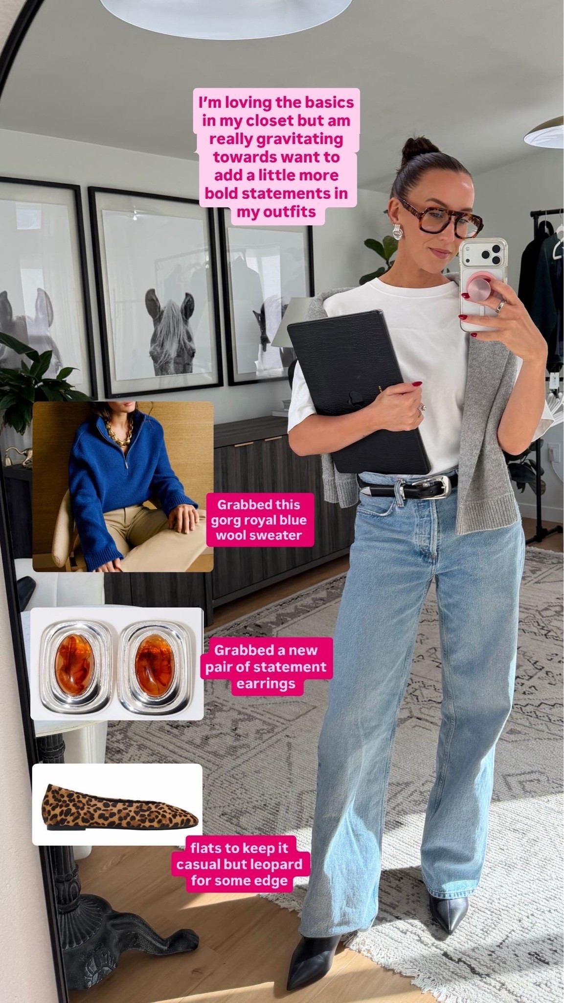 I’ve been wanting to add one or two bold pieces to my outfits, so we’re gonna start looking for statement pieces versus basics. Turns out being bold isn’t cheap, so we’re slowly gonna build it 😂

#LTKootd #LTKSeasonal #LTKdayinmylife