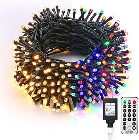 BrizLabs Color Changing Christmas Lights, 115ft 300 LED Christmas String Lights, 11 Modes Warm Wh... | Amazon (US)