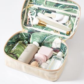 Clear Coated Cosmetic Train Case | Mark and Graham
