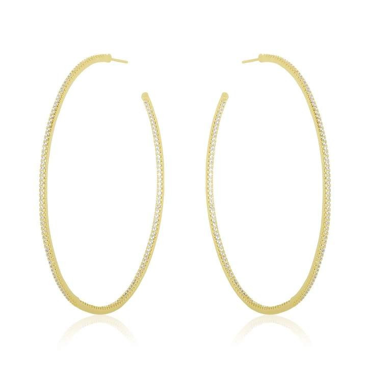 3" Badass Hoops | Melinda Maria