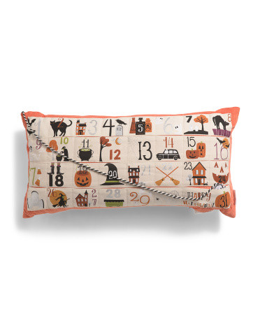 14x17 Halloween Countdown Pillow | TJ Maxx