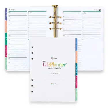 A5 Daily Planning Ring Agenda Inserts | Ring Agenda | Erin Condren