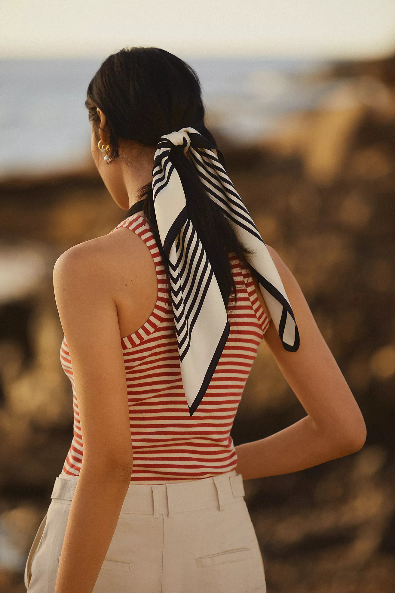Striped Border Scarf | Anthropologie (UK)
