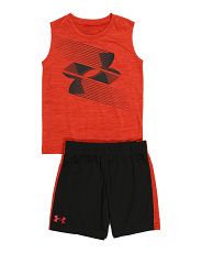 Little Boy Helio Logo Tank Shorts Set | Marshalls