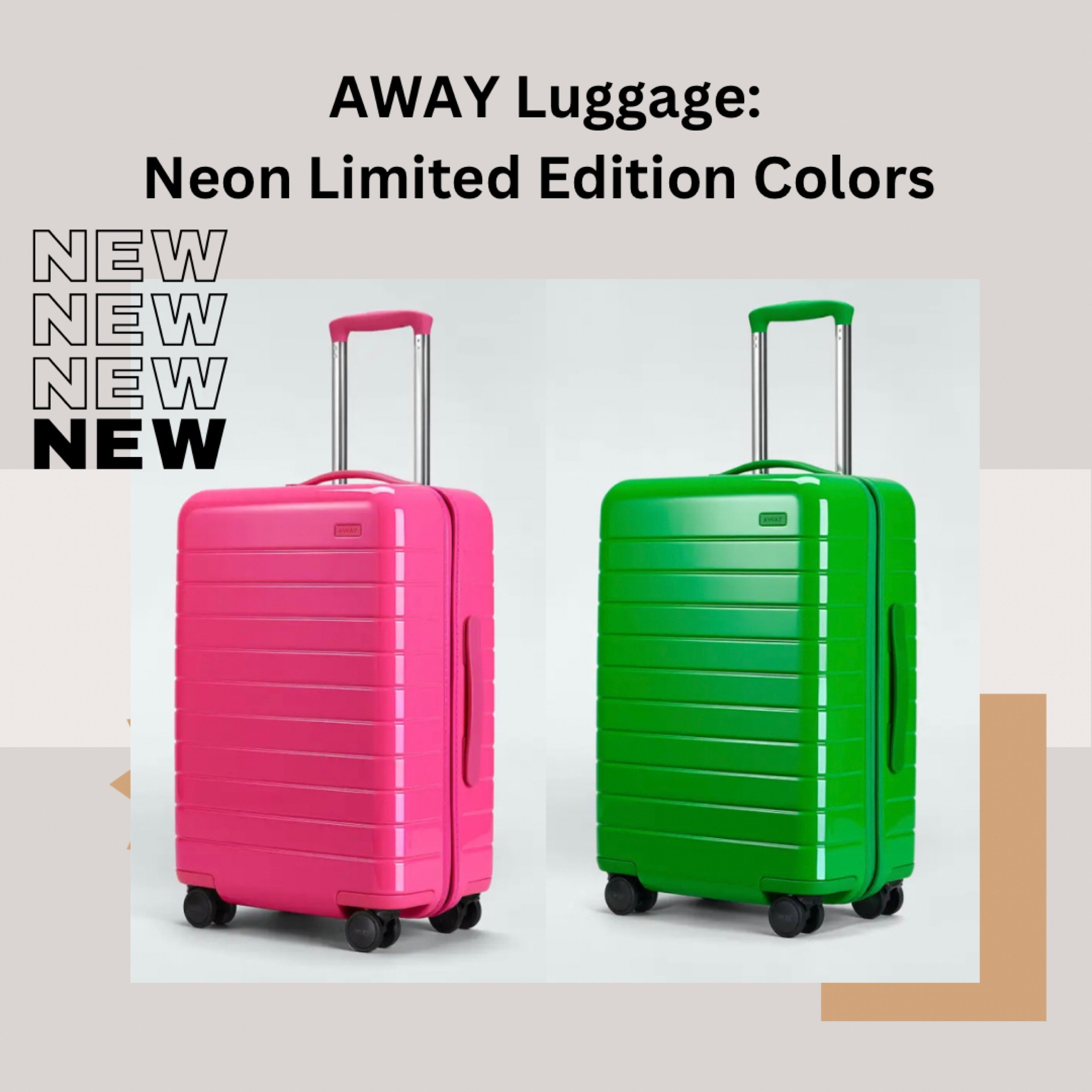 New cheap away luggage