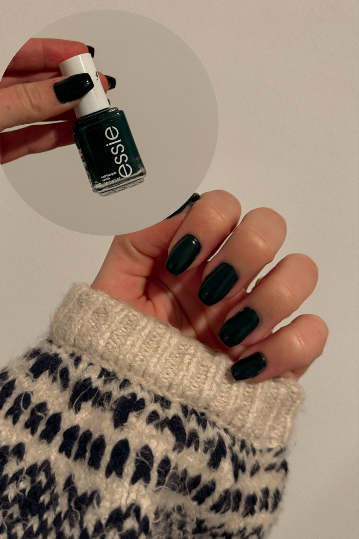 Forest green nail polish!! This green is the perfect nail color for the holidays!! 

#LTKSeasonal #LTKHoliday #LTKBeauty