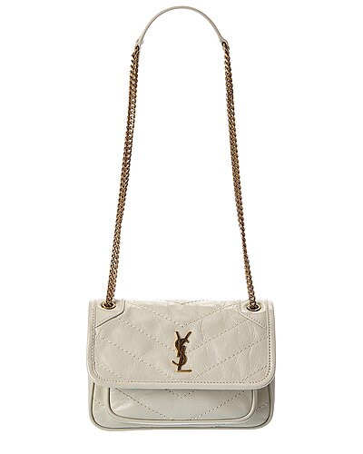 Saint Laurent Niki Mini Leather Shoulder Bag | Gilt & Gilt City