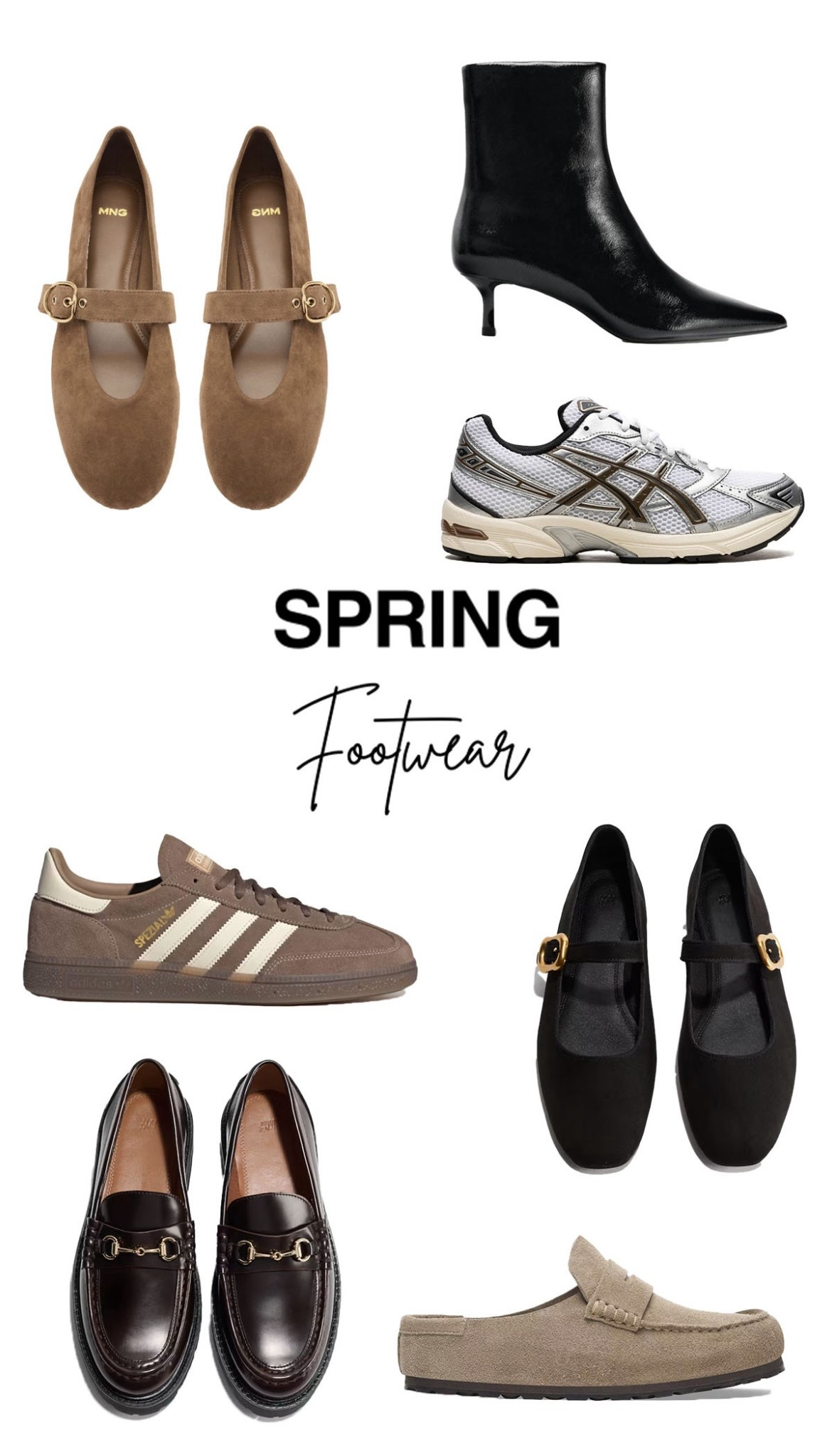 Shoes you’ll need in spring 🙋🏼‍♀️

#spring #shoes #sneakers 
Mary Jane’s, adidas, ASICS, loafers, ankle boots 

#LTKstyletip #LTKshoes