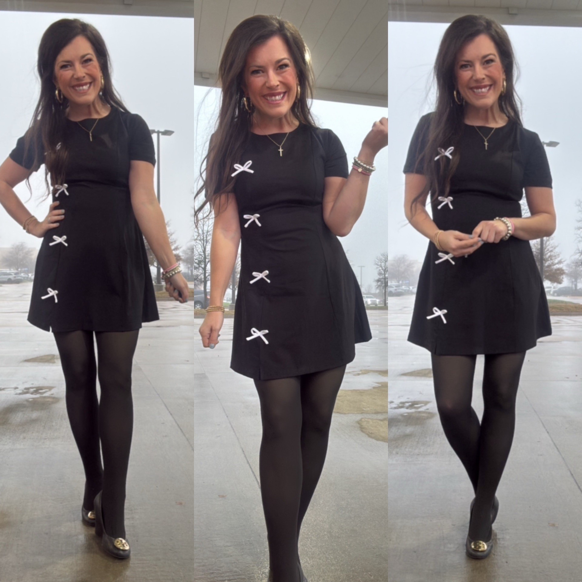 LBD - Holiday style! We love a monochrome moment! This dress is SO good y’all! 

Black dress, little back dress, black tights, dressy dress, wedding guest dress 
#LTKStyleTip #LTKParties



#LTKPetite #LTKHoliday #LTKgrwm