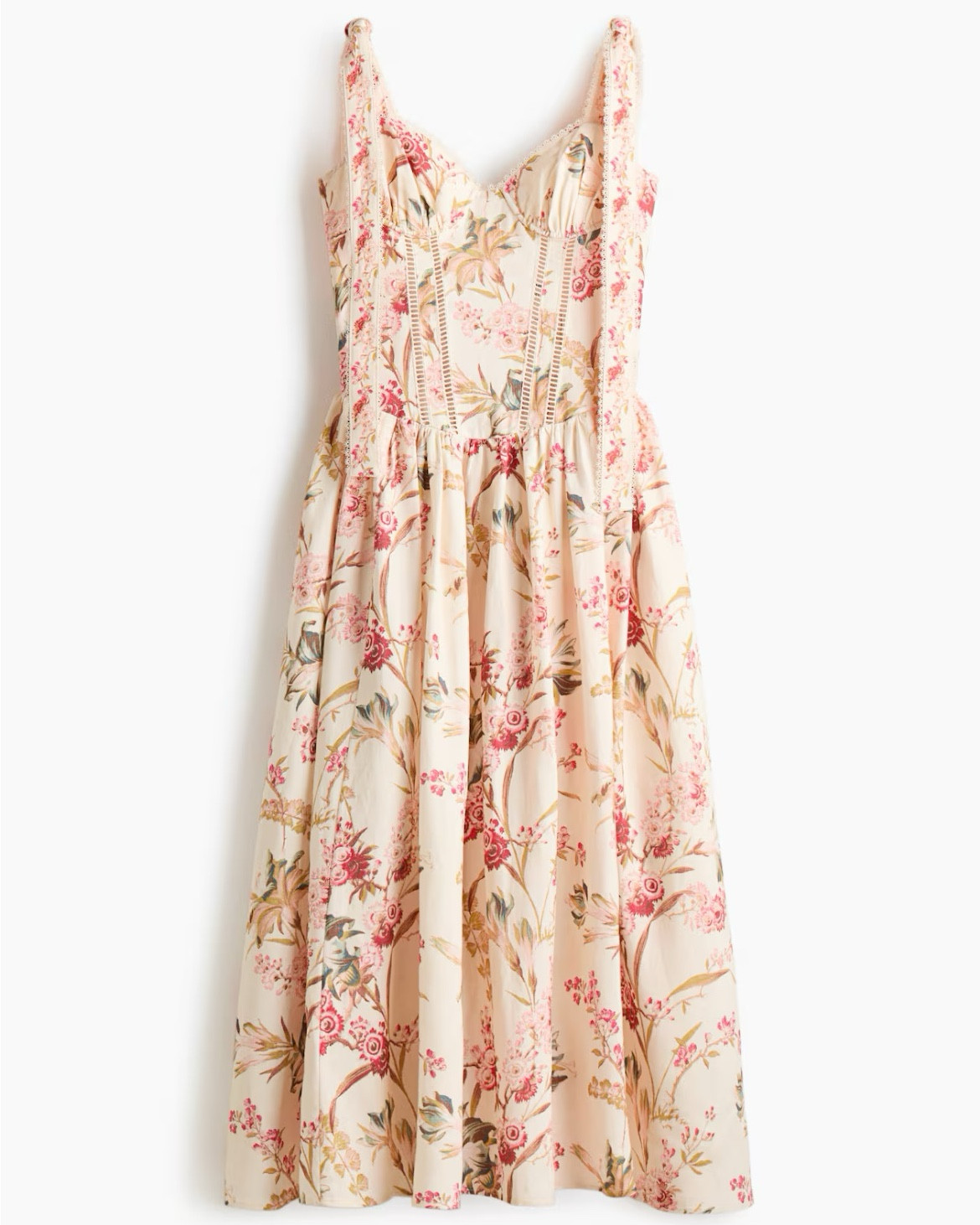 Blush pink floral midi dress - Zimmermann look for less! 

#LTKSeasonal