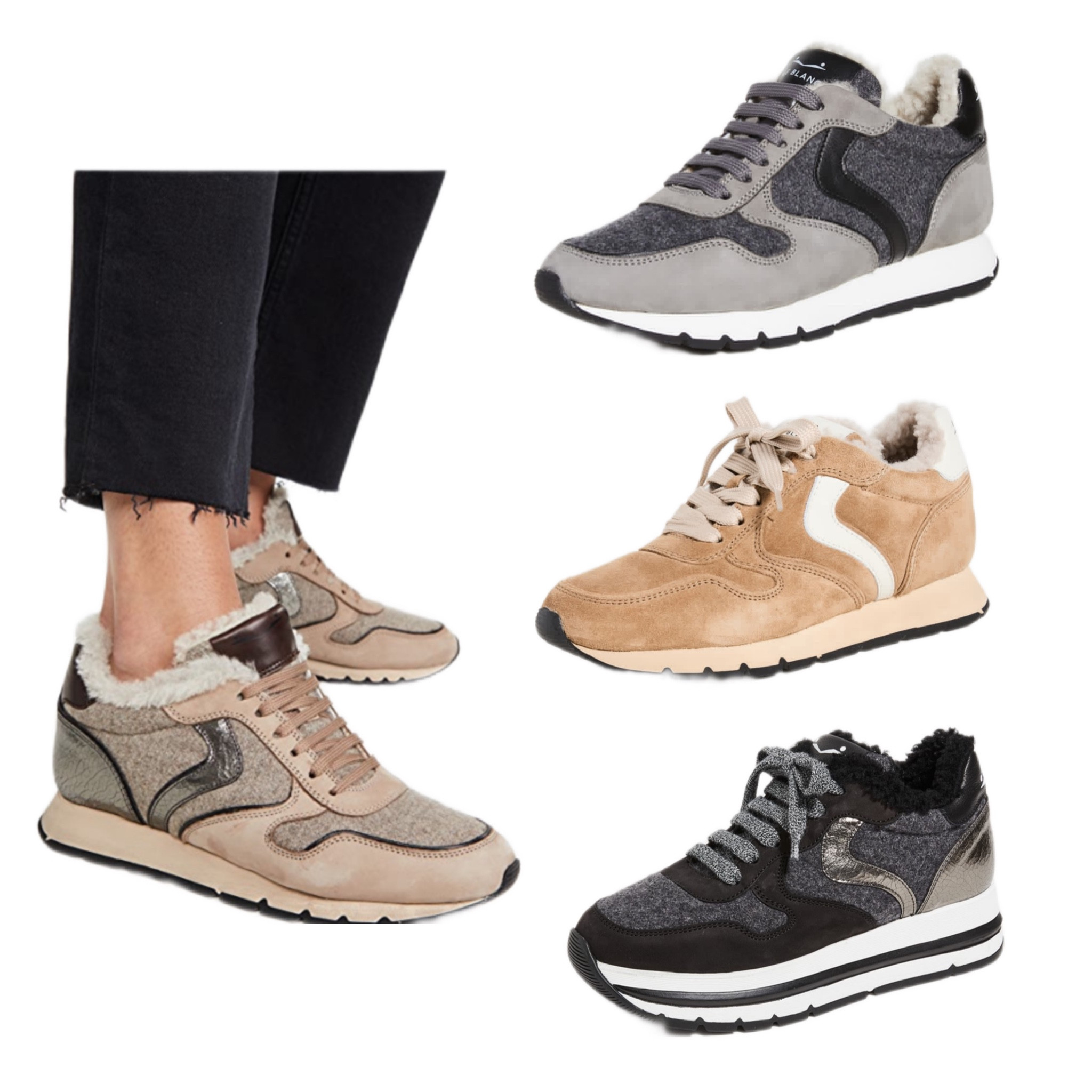 Shearling sneakers for fall!

#voileblanche #shearling #sneakers