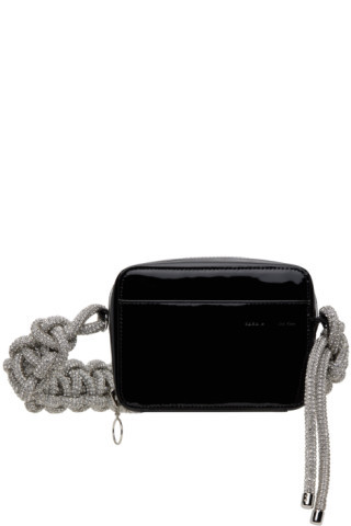 KARA - Black Crystal Cobra Camera Bag | SSENSE