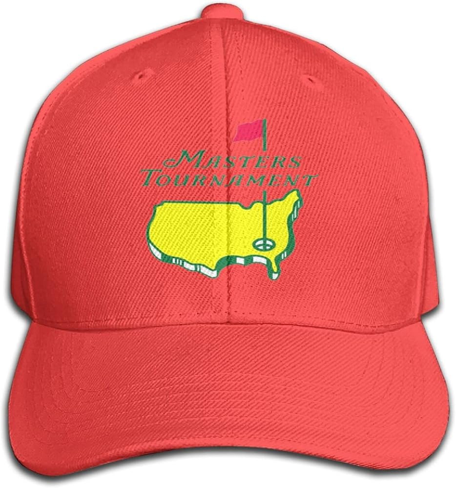 Masters Tournament Sport Hat Augusta National Golf Solid Peaked Cap Unisex Team Cap Adjustable Ou... | Amazon (US)