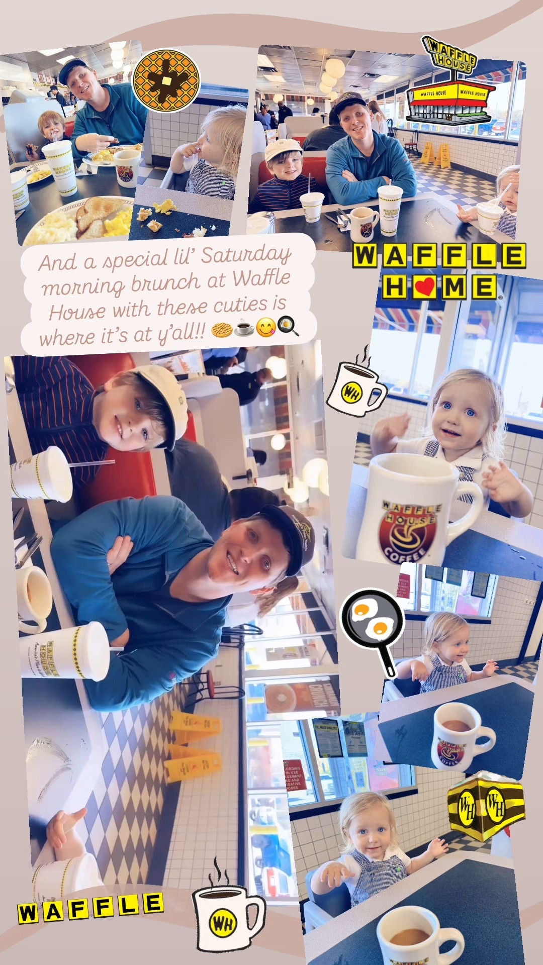 And a special lil’ Saturday morning brunch at Waffle House with these cuties is where it’s at y’all!! 🧇☕️😋🍳

#LTKBaby #LTKFamily