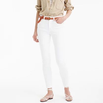 Lookout high-rise Cone Denim® jean in white | J.Crew US